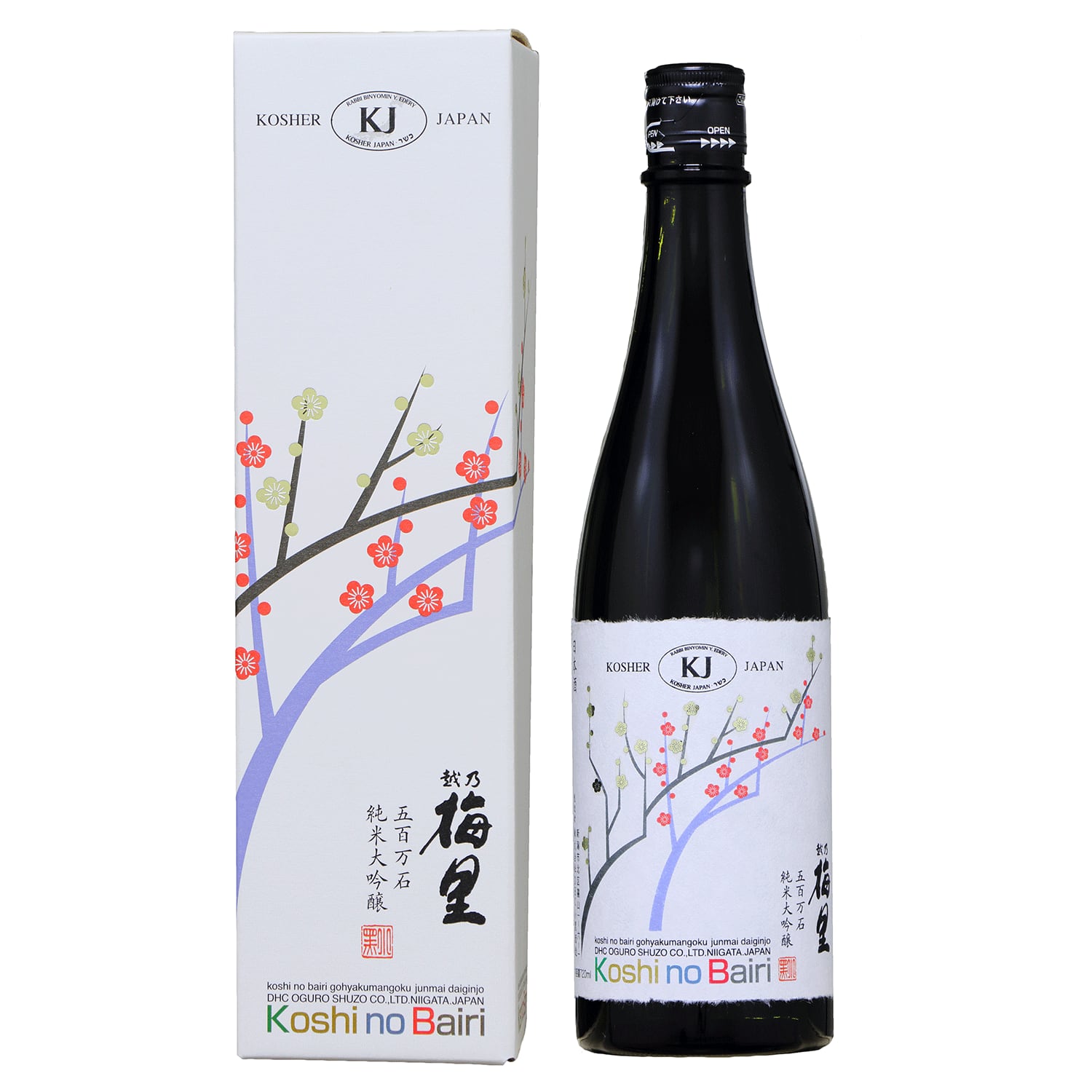 越乃梅里 純米大吟醸｜日本酒｜新潟県産酒造好適米「五百万石」１００％使用