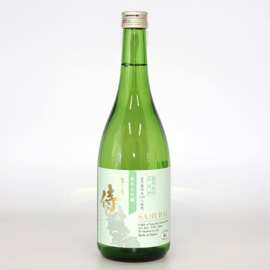 純米大吟醸「徳の酒　侍」720ml｜日本酒 清酒【木村秋則式自然栽培米使用】【送料無料】